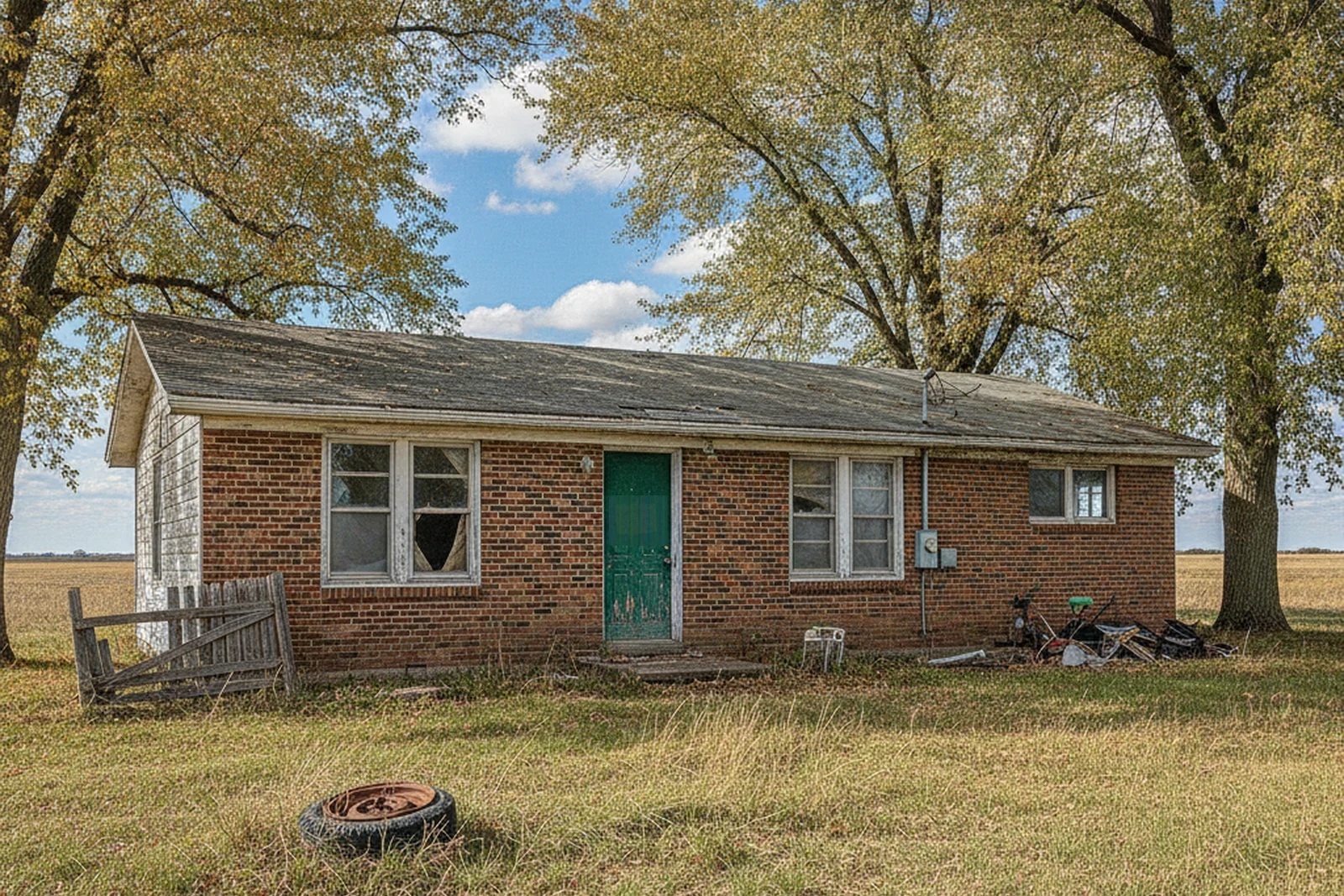 Doniphan Nebraska rural residential home Hall County older ranch-style pre-winter handyman repairs Great Plains